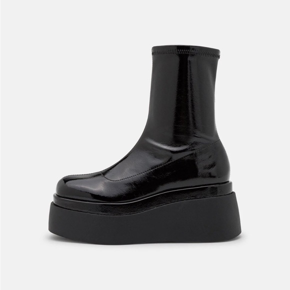 Spring Mars Vegan Leather Platform Boots - Picture 2 of 13